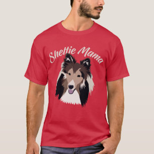 cuteシェットランド・シープドッグのママのシェットランド・シープドッグ tシャツ