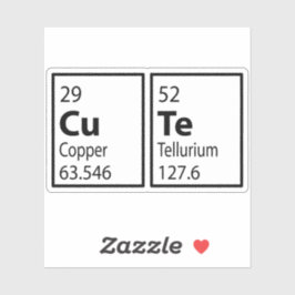 CUTE周期表 シール