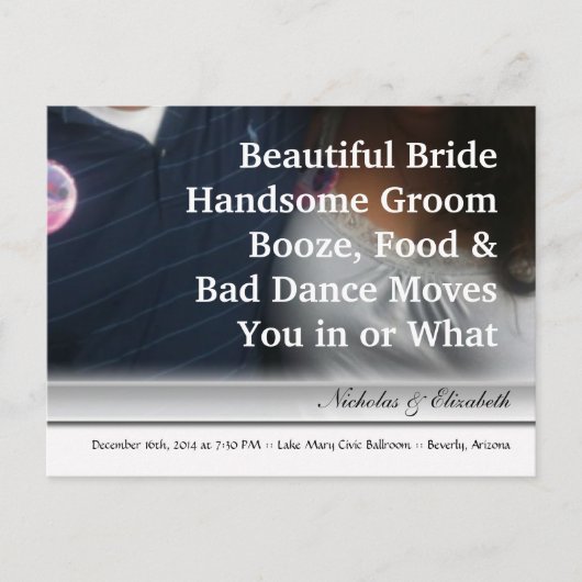 CUTE日付はがきを保存カスタムする 案内ポストカード (正面)