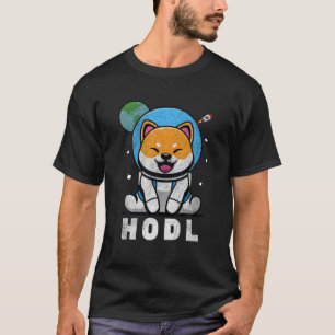 Cute柴犬トークン暗号、Shibコイン、Hodl Shiba Tシャツ