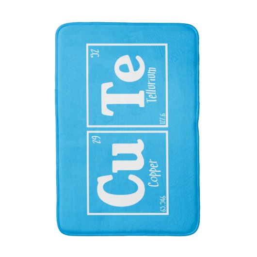 Cute バスマット (正面縦)