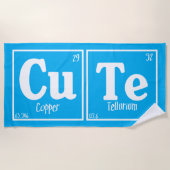 Cute ビーチタオル (正面)