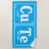 Cute ビーチタオル (正面)