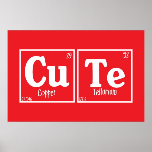 Cute ポスター (正面)