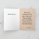 Cute 考え's of You Cartoon サンキューカード (内部)