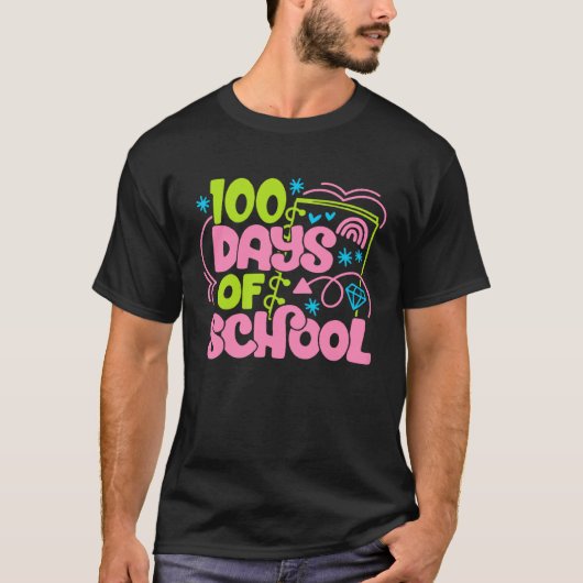Cute 100 Days of School 100th Magical School Day T Tシャツ (正面)