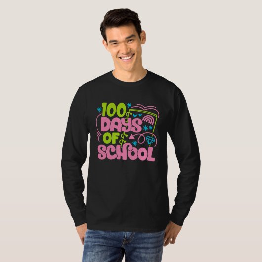 Cute 100 Days of School 100th Magical School Day T Tシャツ (正面フル)