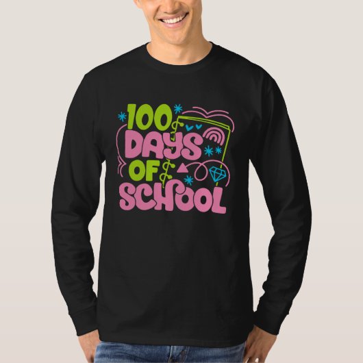 Cute 100 Days of School 100th Magical School Day T Tシャツ (正面)