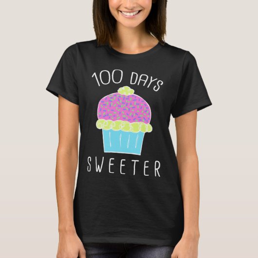 Cute 100th Day of School For Teachers and Students Tシャツ (正面)