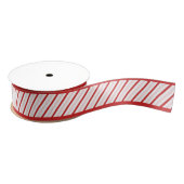 Cute 1.5" Red and Pink Candy Cane Striped Xmas グログランリボン (リール)