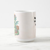 Cute #1 Dad Dragon Coffee Mug コーヒーマグカップ (中央)