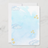 Cute 1st Baby Boy Birthday Invitation 招待状 (裏面)