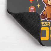 Cute 2026 Year Of The Horse Happy Chinese New Year マウスパッド (コーナー)