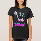 Cute 37 Years Old It's My 37th Birthday Party Tシャツ (正面)