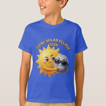 Cute 3D Sun and Moon Hug Total Solar Eclipse 2026