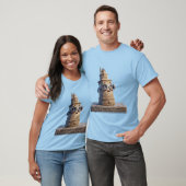 Cute 3D Tower of Hercules A Coruña Galicia Eclipse Tシャツ (ユニセックス)