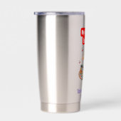 Cute 90s Vibe 保温保冷タンブラー (右面)