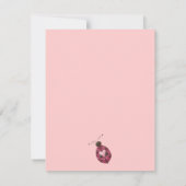 Cute a Bug · Cerise Ladybug 招待状 (裏面)