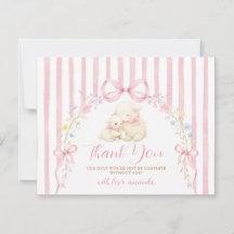 Cute A little lamb baby shower Pink Bow Gingham