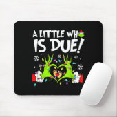 Cute A Little Who Is Due Christmas Pregnancy Annou マウスパッド (マウス)