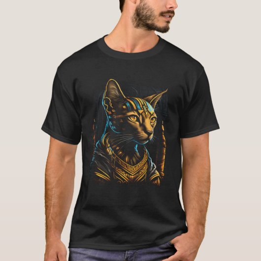 Cute Abyssinian Cat Lover Pharaoh Abyssinian Cat O Tシャツ (正面)