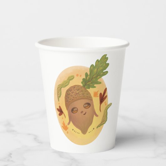  cute acorn Paper cup 紙コップ (正面)