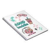 Cute ADHD Baddie Notebook  ノートブック (右側)