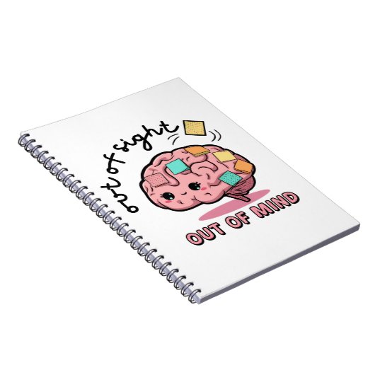 Cute ADHD Brain Notebook ノートブック (右側)