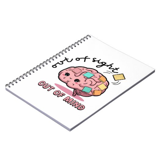 Cute ADHD Brain Notebook ノートブック (左側)