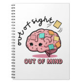 Cute ADHD Brain Notebook ノートブック (正面)