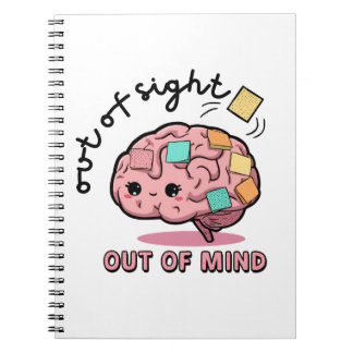 Cute ADHD Brain Notebook ノートブック