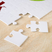 Cute & adorable brown Yak  ジグソーパズル (側面)