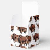 Cute & adorable brown Yak  フェイバーボックス (オープン)