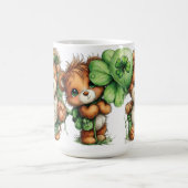 CUTE ADORABLE IRISH DRESSED TEDDY BEARS コーヒーマグカップ (中央)