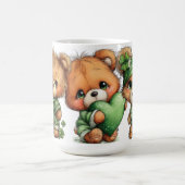 CUTE ADORABLE IRISH DRESSED TEDDY BEARS コーヒーマグカップ (中央)