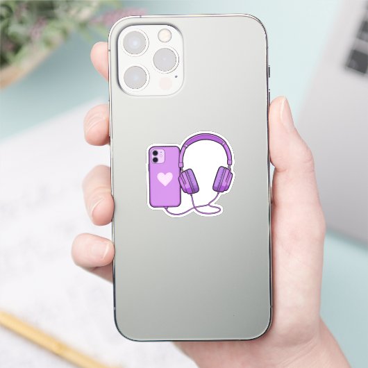 Cute & Adorable Phone & Headphone Stickers – Fun,  シール (スマートフォン)