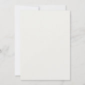 Cute Aesthetic Birthday Invitation Card 案内状 (裏面)