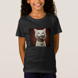 Cute Aesthetic Cat illustration T-shirt Tシャツ