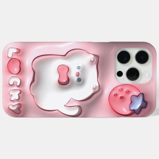Cute Aesthetic iPhone Sticker Case-Mate iPhoneケース (裏面 (横))