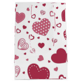 Cute Aesthetic Notebook Cover ミディアムペーパーバッグ (裏面)