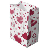 Cute Aesthetic Notebook Cover ミディアムペーパーバッグ (裏面アングル)