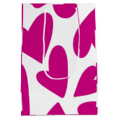 Cute Aesthetic Notebook Cover ミディアムペーパーバッグ (裏面)