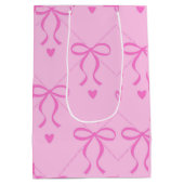 Cute Aesthetic Notebook Cover ミディアムペーパーバッグ (裏面)