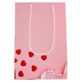 Cute Aesthetic Notebook Cover ミディアムペーパーバッグ (裏面)