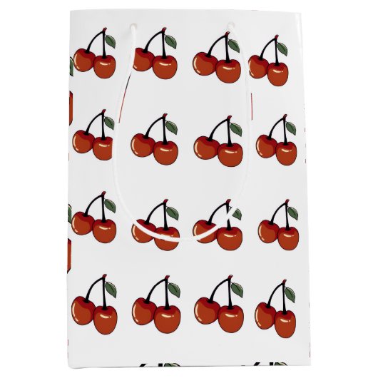 Cute Aesthetic Notebook Cover ミディアムペーパーバッグ (正面)