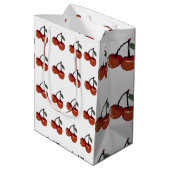 Cute Aesthetic Notebook Cover ミディアムペーパーバッグ (裏面アングル)