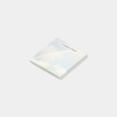 Cute aesthetic rainbow Dot Grid Personalized Name ポストイット (アングル)