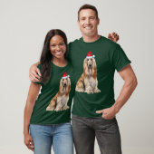 Cute Afghan Hound Dog Lover Funny Christmas Tシャツ (ユニセックス)