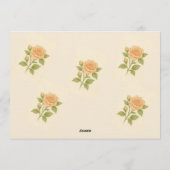 Cute African-American Chibi Girl Birthday Invite 招待状 (裏面)