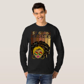 Cute Afro Smart women Black History Month 1st Grad Tシャツ (正面フル)